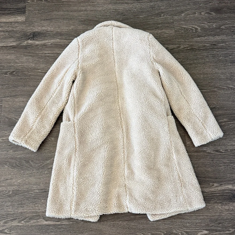 Zadig & Voltaire Cream ‘Mint’ Teddy Coat (Size S) - Picture 6 of 7